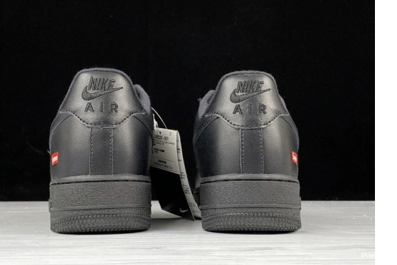 Black  Air Supreme CU9225-001 Force Low 1 Nike  0124